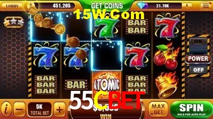Jackpots e promoções na 55Cbet